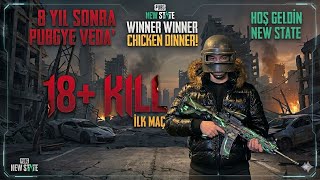 BANA PUBG MOBİLE’Yİ BIRAKTIRAN OYUN l HİLE GİBİ BAŞLANGIÇ!  (+18 KILL) NEW STATE TÜRKÇE