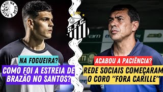 SANTOS CONTESTADO E CARILLE QUESTIONADO