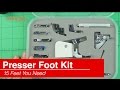 Sewing Presser Foot Kit: 15 Piece Set