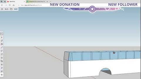 Modeling A bus in SketchUp 2019