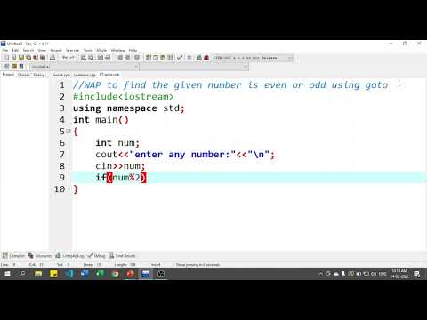 Goto Statement with program example - C++ Programming Tutorial for Beginners in Hindi 36