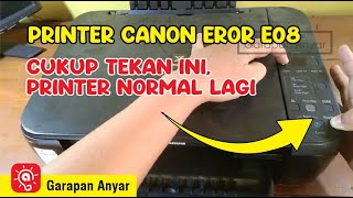 Cara Memperbaiki printer Canon pixma mp287 Error E6