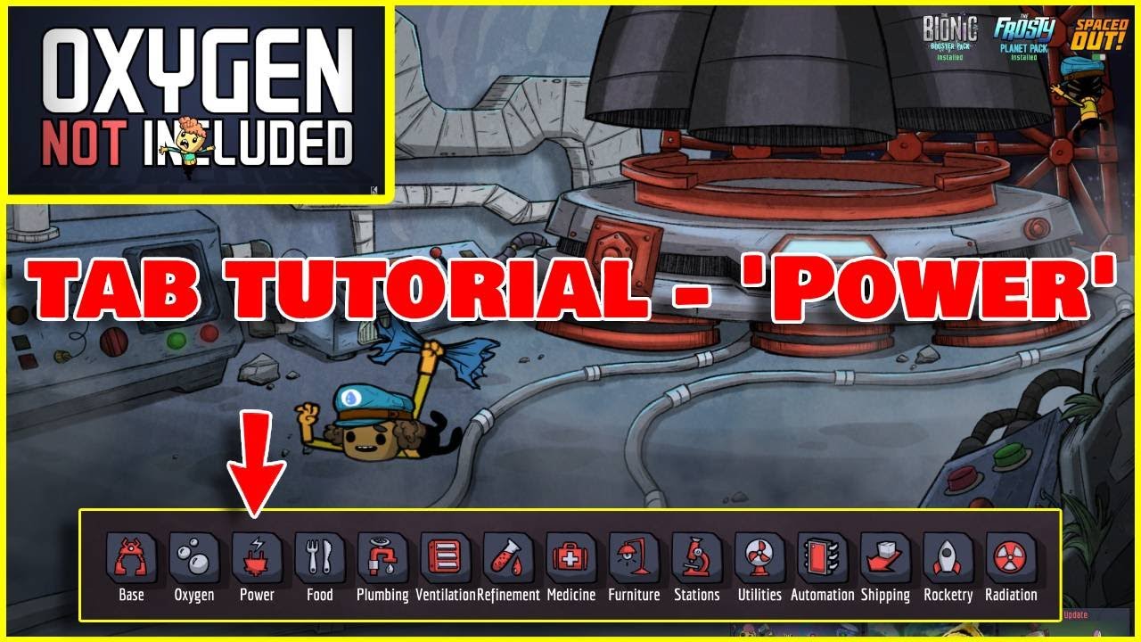 O2 Powertab Tabs Tutorials 'Power' - Oxygen Not Included Tutorials - YouTube