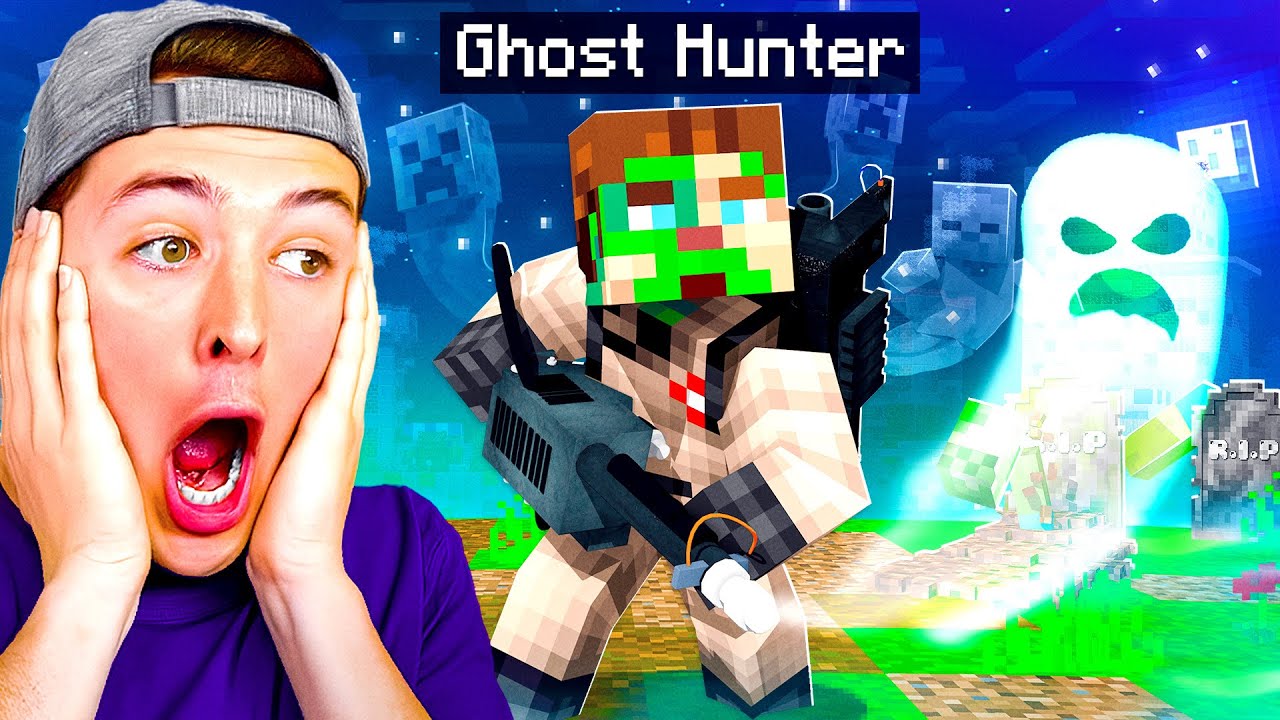 Becoming GHOST HUNTER in MINECRAFT! - YouTube