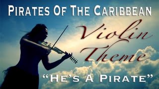 Pirates Of The Caribbean 🌊He's a Pirate 🏴‍☠️ Violin Cover Cristina Kiseleff Resimi