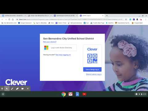 SBCUSD Students Spanish   How to log into your Chromebook and use Clever