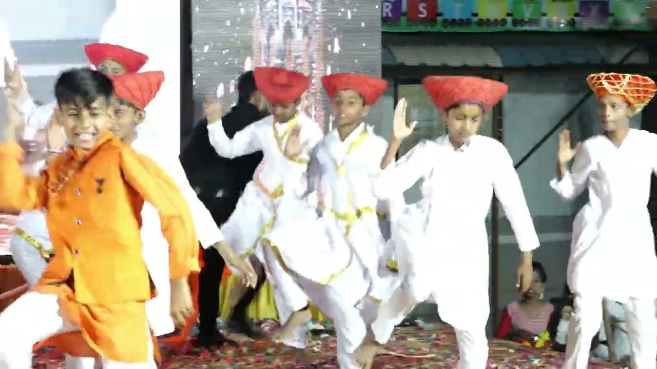 वेदांत विद्या मंदिर, गंगाखेड gathering  2025 शिवाजी महाराज song 