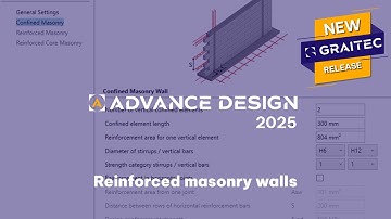 GRAITEC Advance Design: Reinforced masonry walls