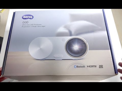 BenQ i500 LED Short-Throw Smart Projector Unboxing & Initial Setup