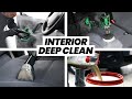 Interior deep clean  dirty work van  asmr auto detailing