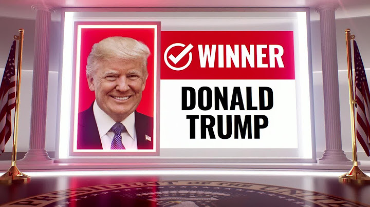 Donald Trump wins 2024 Presidential Election, per DDHA