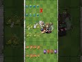 PvZ 2  - Plants in Teams Vs Four Vase Breaker Zombie Teams - P108 #shorts #pvz2 #youtubeshorts