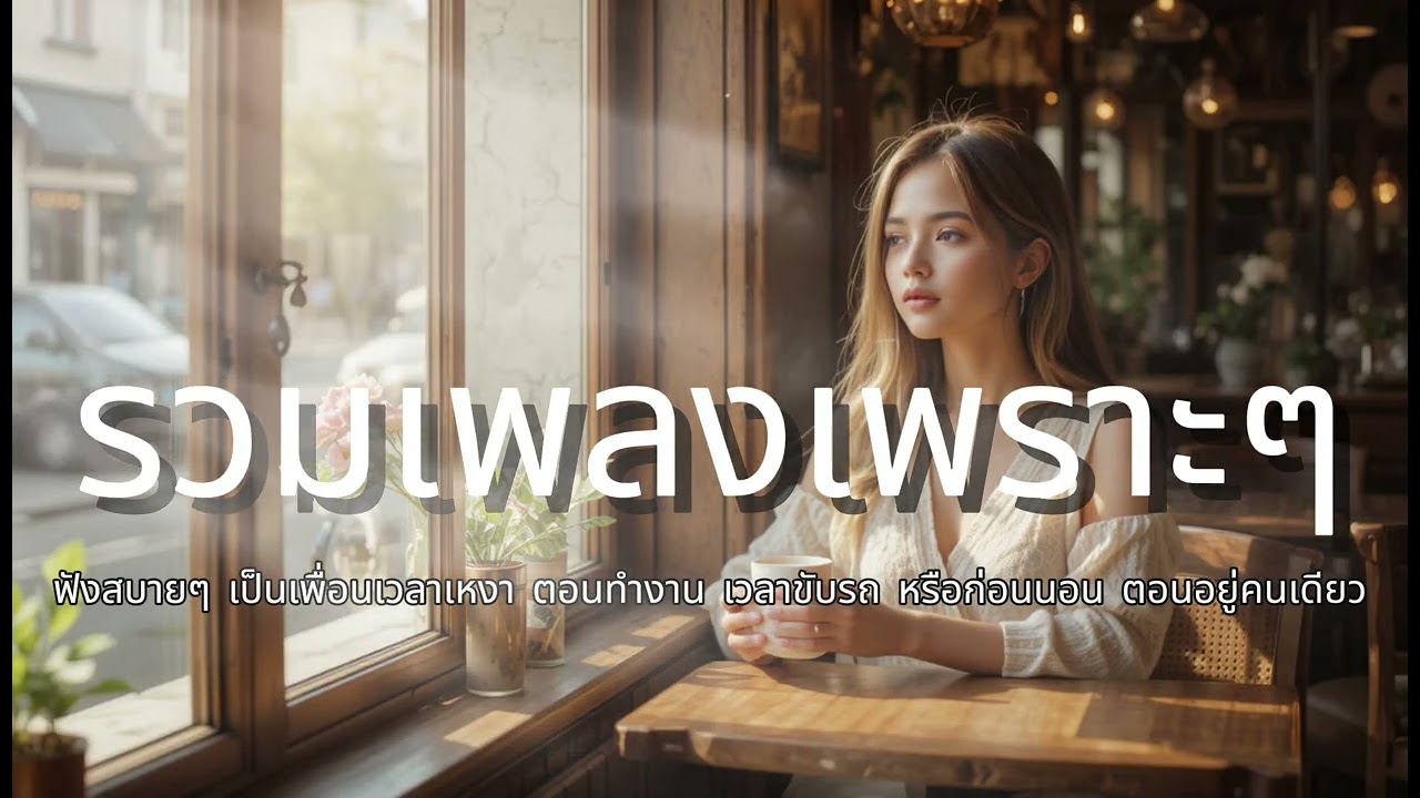 รวมเพลงเพราะ ฟังสบายๆ เป็นเพื่อนเวลาเหงา ตอนทำงาน เวลาขับรถ หรือก่อนนอน ตอนอยู่คนเดียว No.142