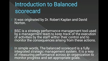 Introduction to Balanced Scorecard and Measurement tools|important topic for examination for M.com