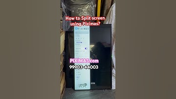 Rotate Split screen on any Screen tv using Piximas Digital Signage software #digitalsignagesoftware