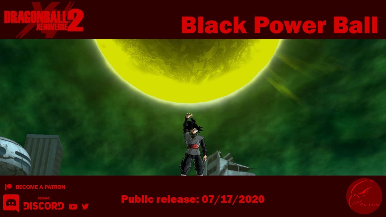 Black Power Ball Showcase DB Xenoverse 2 YouTube