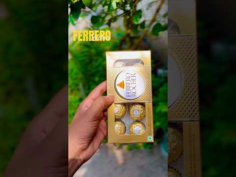 Ferrero Rocher Chocolate 🍫 #youtubeshorts #ytvideo #chocolate #shots