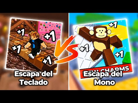 Which Game Is Better? Escape the Keyboard vs. Escape the Monkey 🙉 #roblox