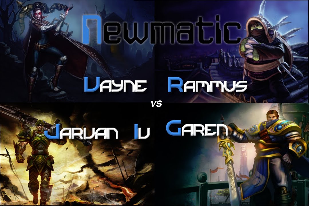 Vayne and Jarvan IV Bot Lane vs Rammus and Garren (ft. D4rkPot4to)