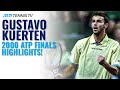 When Guga Kuerten Beat Sampras & Agassi Back-to-Back to be Year End No.1! | 2000 ATP Finals
