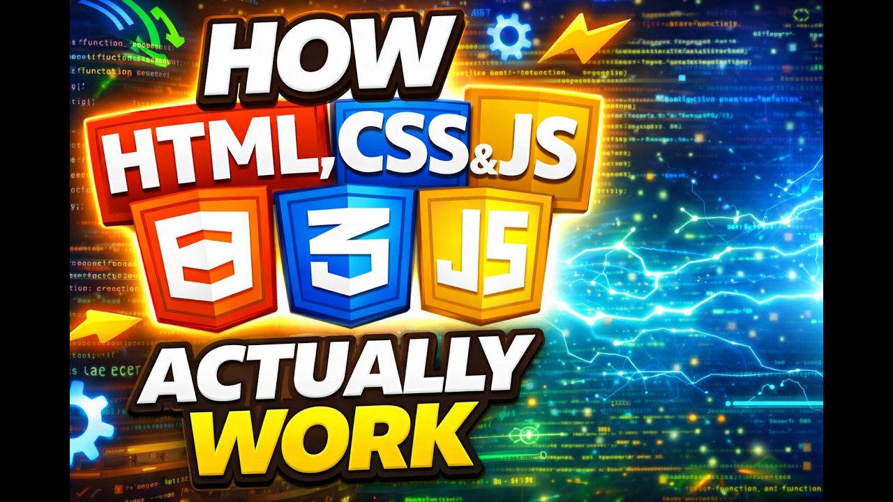 How HTML, CSS & JS Actually Work - YouTube
