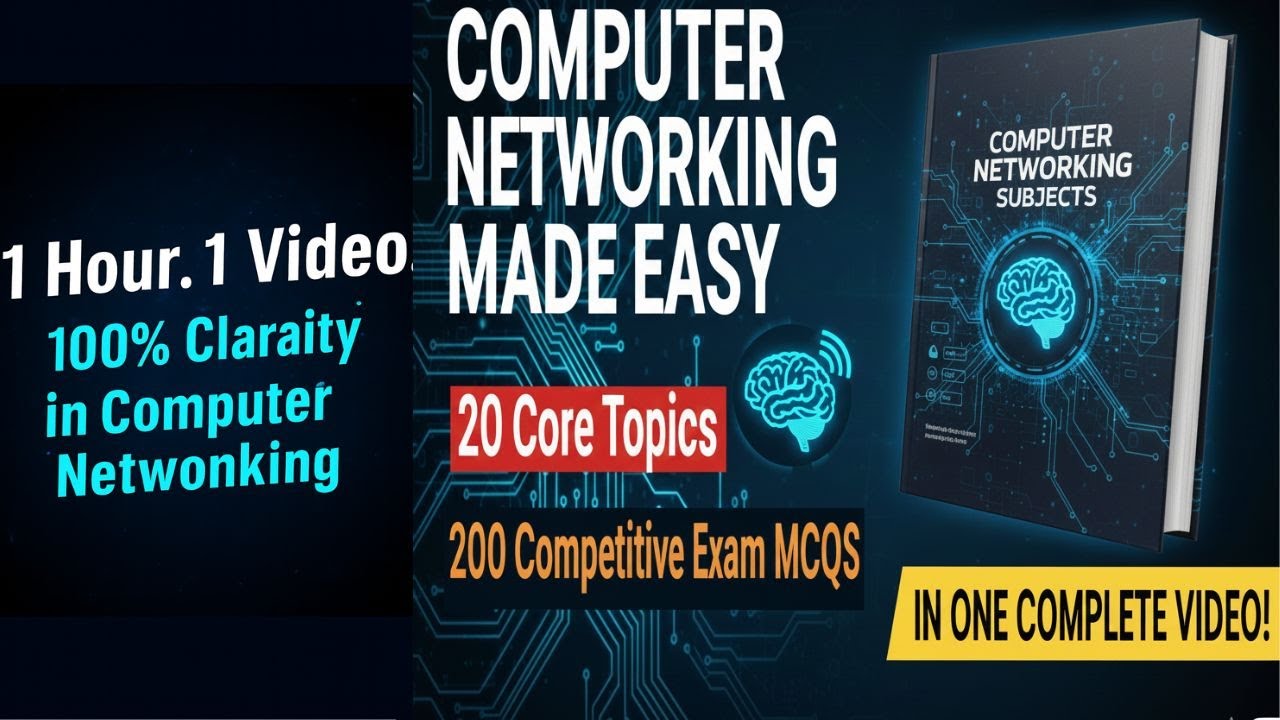 Computer Networks Full Course in One Video | Networking Basics to ...