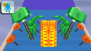 Giant Hammer 🔨⚒🔨  Max Level - All Levels Gameplay (iOS & Android) Walkthrough Part 20