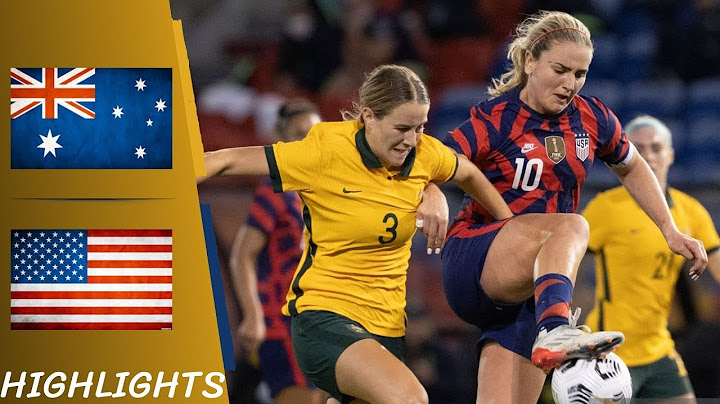 Australia vs USA | Friendly International Women - Highlights All Goals 30/11/21 Game 2
