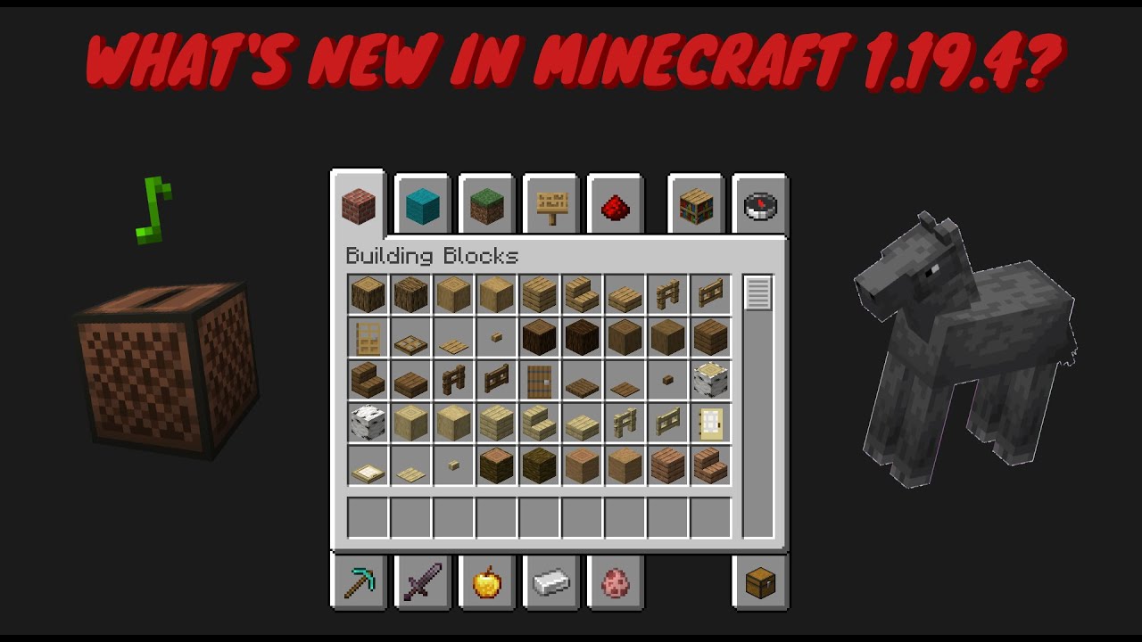 Minecraft 1.19.1: Content And New Features - Minecraft Tutos
