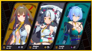 Ye Shunguang Team Gameplay With Licia And Azural Dialyn Zenless Zone Zero