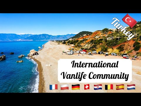 VANLIFE Ep.40: PARADISE 🏝 BEACH COMMUNITY - TURKEY 🇹🇷 (Mavikent,Kumluca,Antalya)