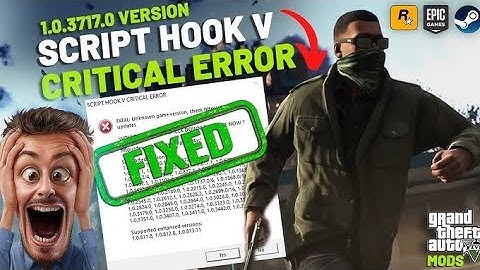 Latest Script Hook V Update Fix | GTA 5 Unknown Game Version Error Solved (2025)