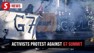 Protesters clash with police in Geneva during anti-G7 demonstration