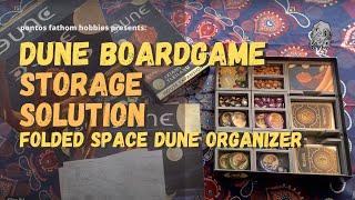 Dune GF9 storage solution - Folded Space Dune Insert and Organizer