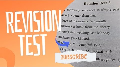 Revision Test 3|Class4|English|TS Gyan|Tanbins Vlog