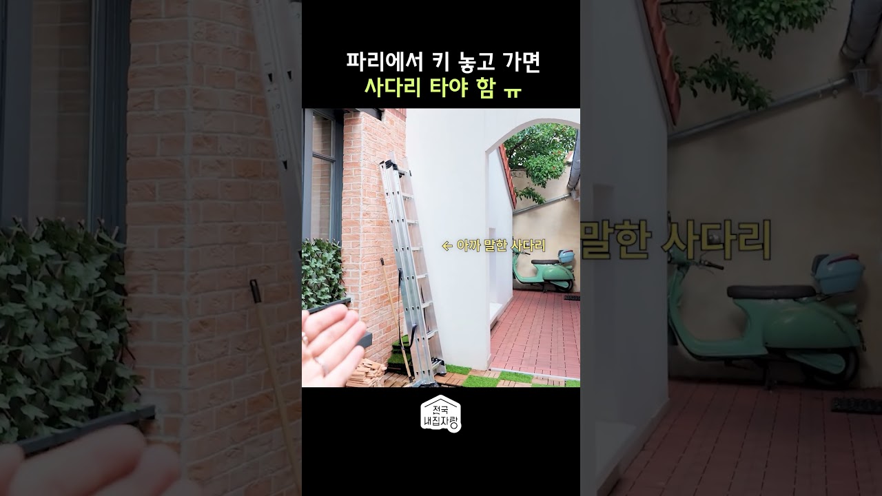 열쇠를 깜빡한 파리 자취생의 최후 #shorts #전국내집자랑
