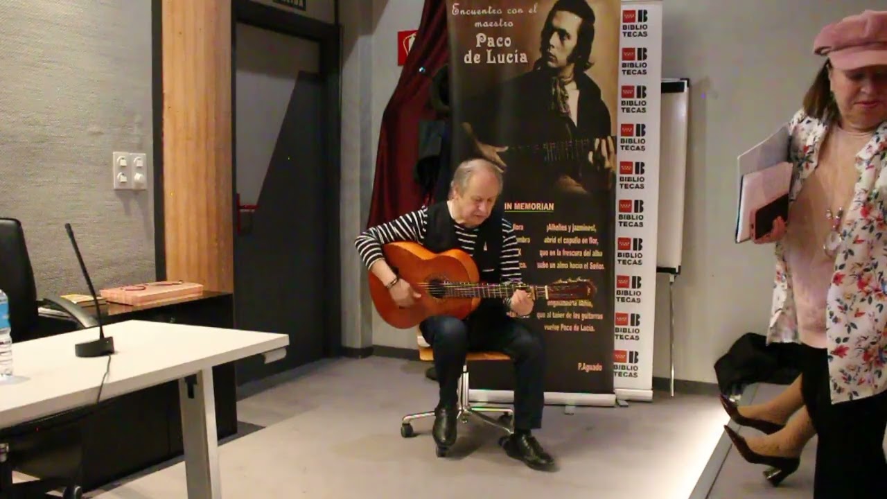 Eladio Domínguez guitarrista peluquero en el FILANDÓN de Retiro