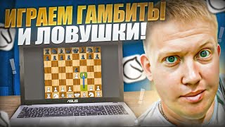 Игра с подписчиками и зрителями! Играю гамбиты, атакую в стиле ТАЛЯ! Шахматы на  Lichess.org