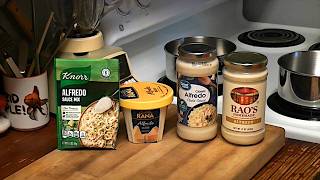 RAO's vs RANA vs Great Value vs Knorr Alfredo Sauce - Taste Test