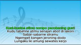 Karaoke - Sewates Kerjo [Dangdut]