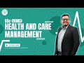 🏥 BSc (Hons) Health and Care Management Available with or without a Foundation Year