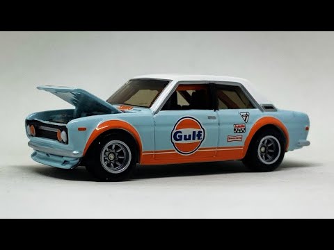 Hot Wheels Datsun Bluebird 510 (2022 RLC - Gulf Racing)