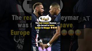 Neymar LEFT because of MBAPPE  #football
