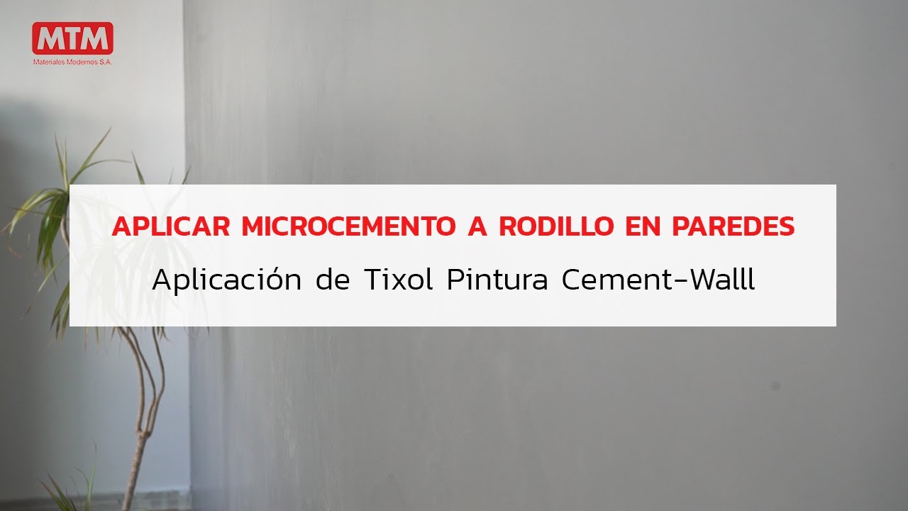 Cómo aplicar microcemento a rodillo en paredes