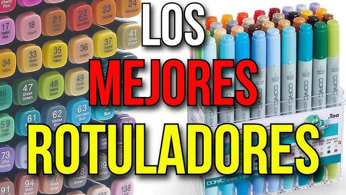 ▶︎ Rotuladores a base de alcohol: mejores opciones y más