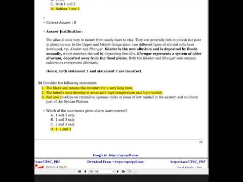 Prelims 2020 Revision,