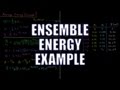 Chemical Thermodynamics 2.5 - Ensemble Energy Example