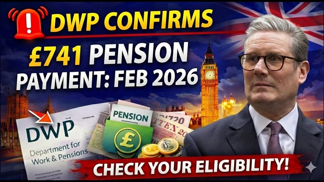Министерство труда и пенсий подтверждает выплату пенсии в размере 741 фунта стерлингов в феврале ...