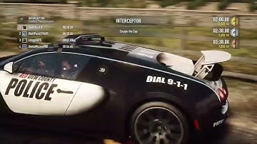 NFS Rivals- Wrecking an Interceptor Cop in 8 Seconds