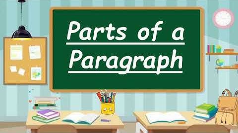RECOGNIZE THE PARTS OF A SIMPLE PARAGRAPH/MELC Based
